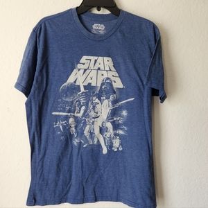 Star Wars Classic Poster Men's Graphic T Shirt Size Large
